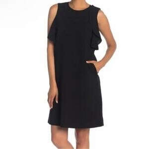 LAFAYETTE 148 New York Kaydence Sleeveless Ruffle Dress Size Large